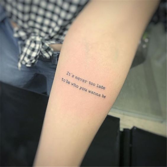 24 Meaningful Tattoo Quotes Ideas To Inspire Fancy Ideas About