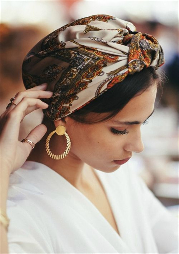 Three influencer-approved ways to wear a silk headscarf, London Evening  Standard