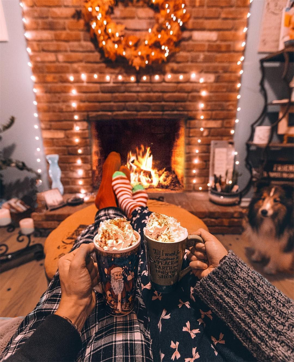 A Cozy Fireside Moment