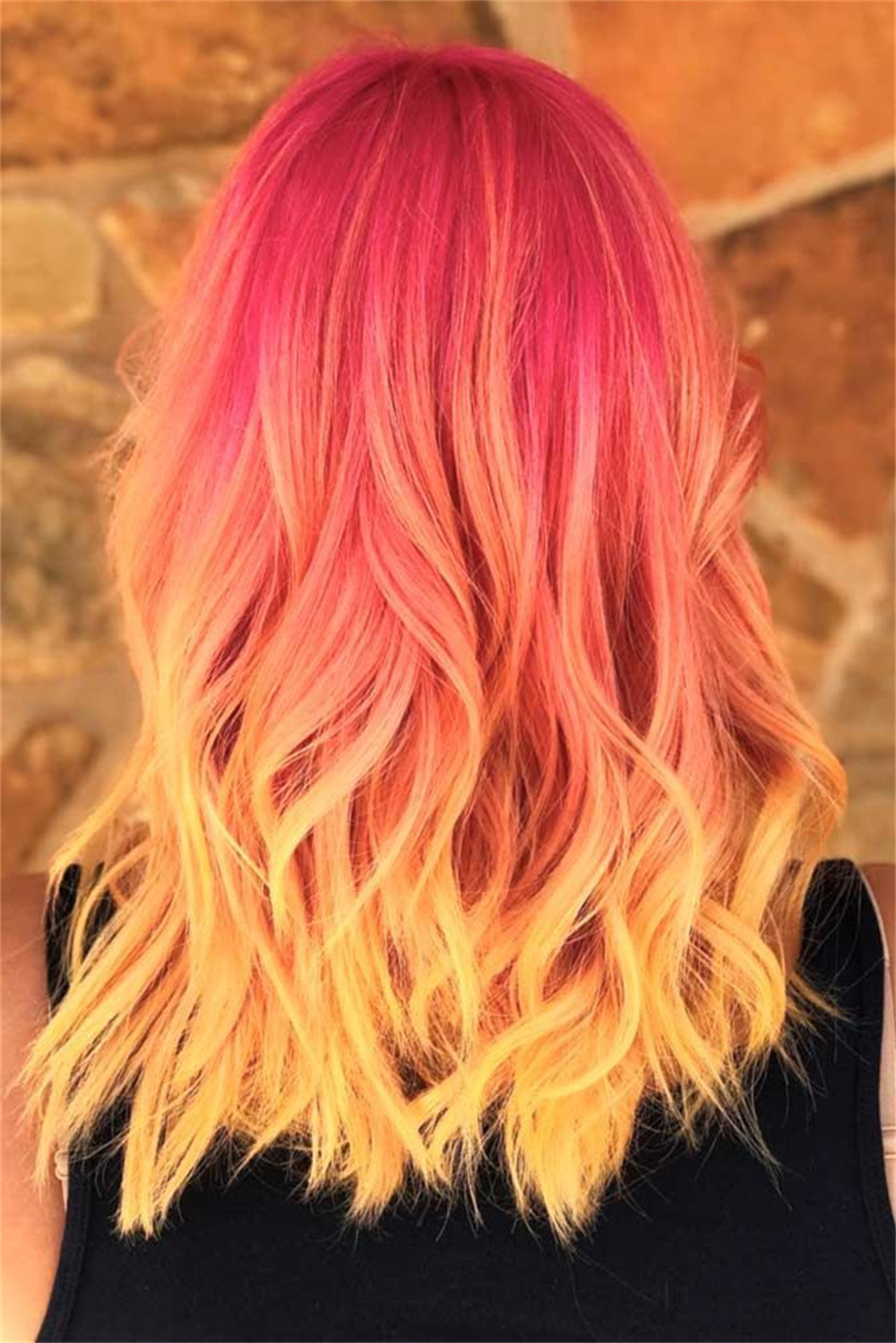 Sunset Ombre hairstyles
