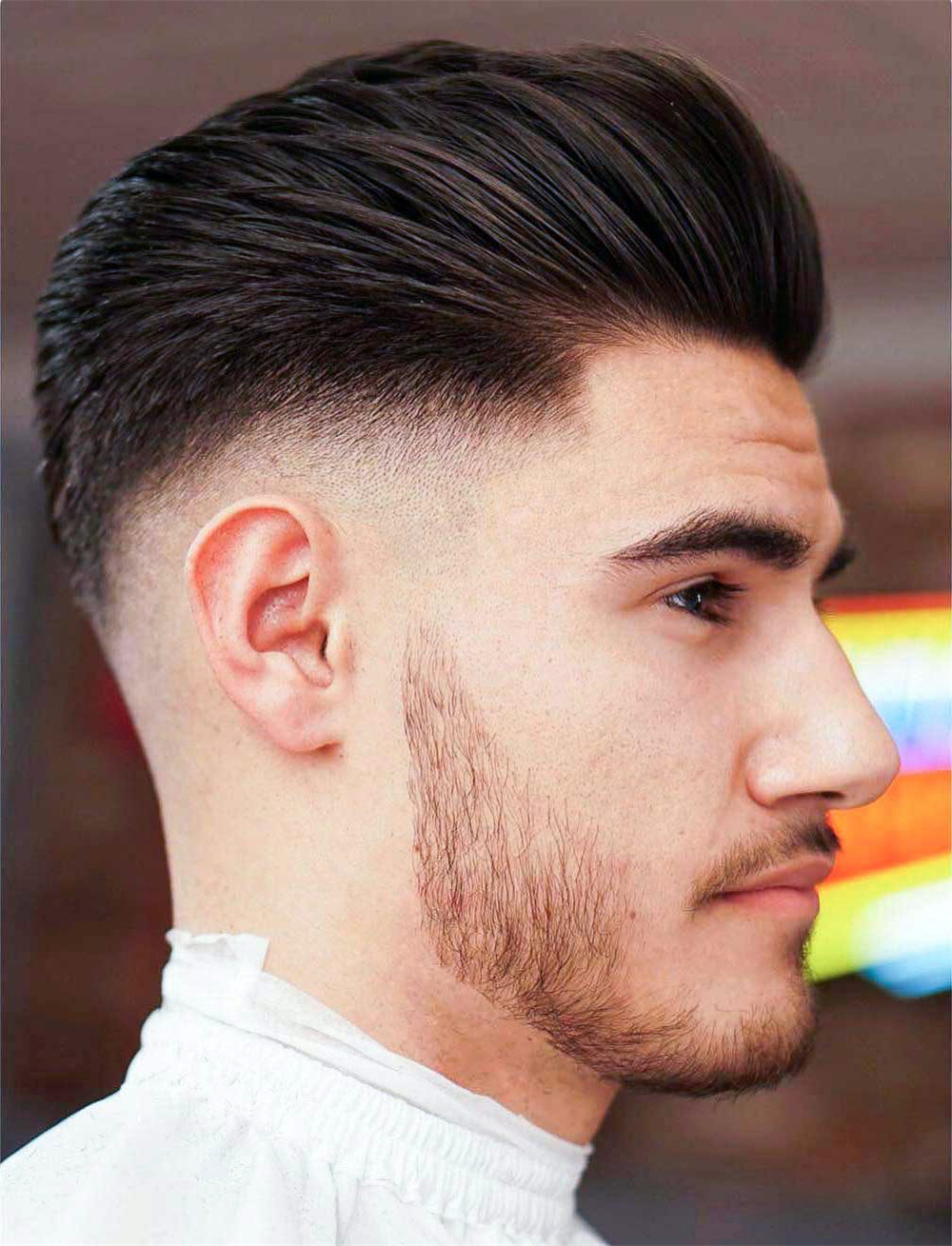Pompadour Low Fade Haircuts for Men