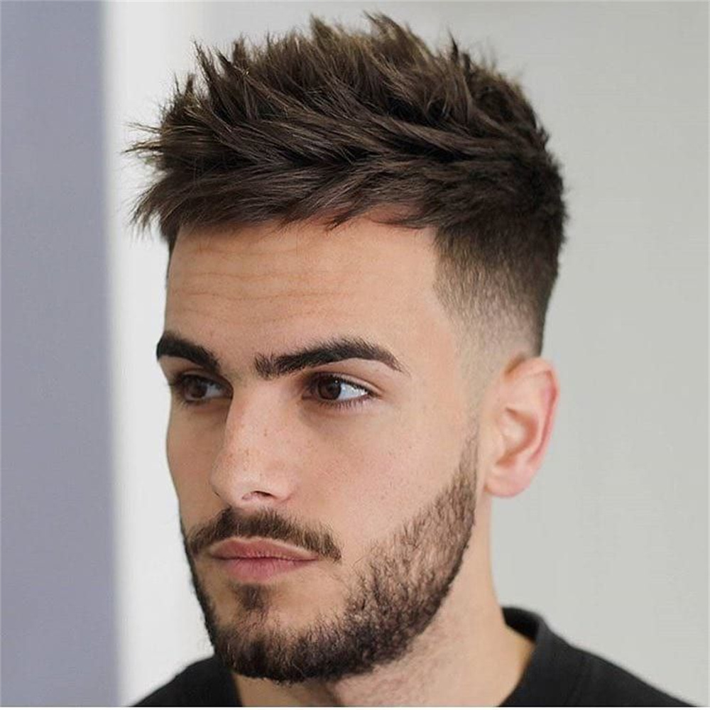 Spiky Low Fade Haircuts for Men