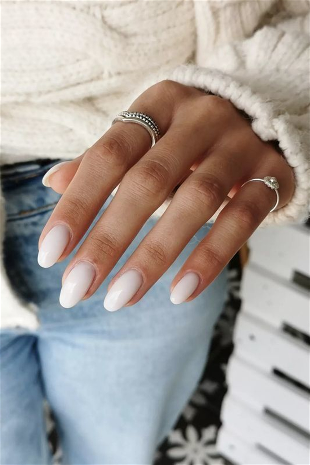 Ivory Nail Designs for Spring